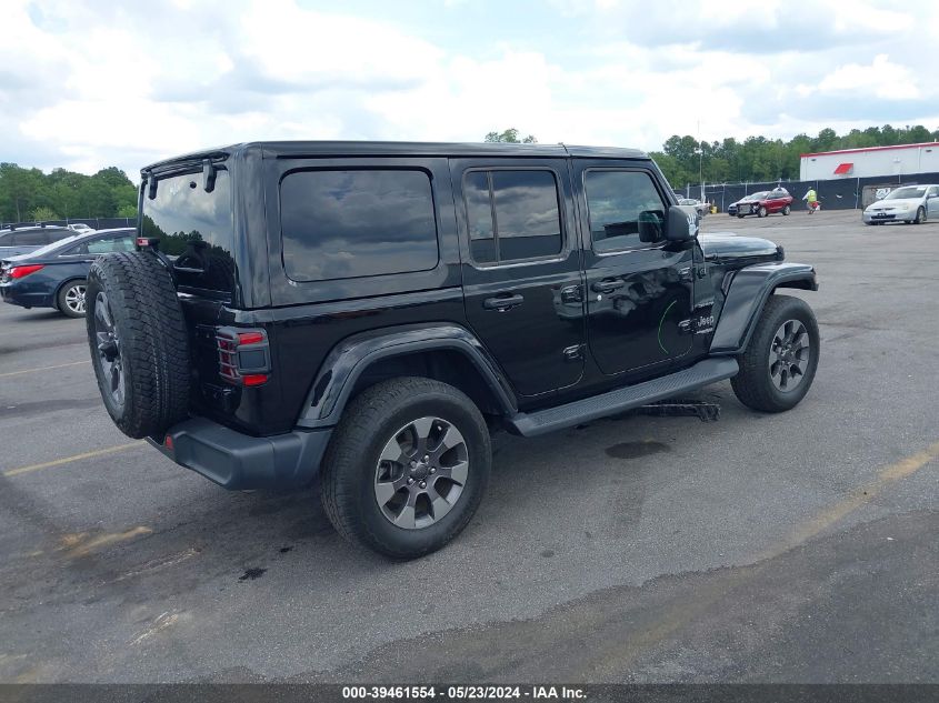 2020 Jeep Wrangler Unlimited Sahara 4X4 VIN: 1C4HJXEG5LW331589 Lot: 39461554