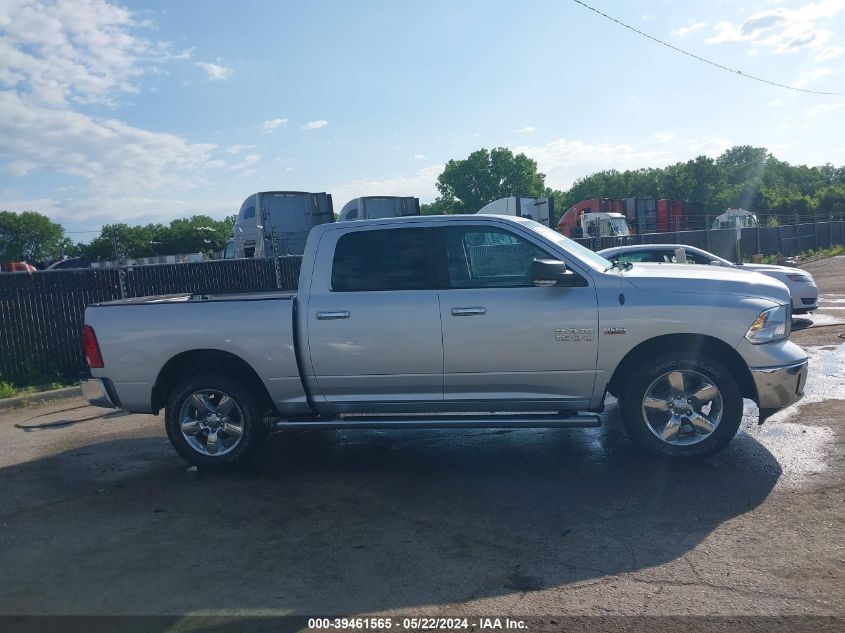 2018 Ram 1500 Big Horn 4X4 5'7 Box VIN: 1C6RR7LT8JS345611 Lot: 39461565