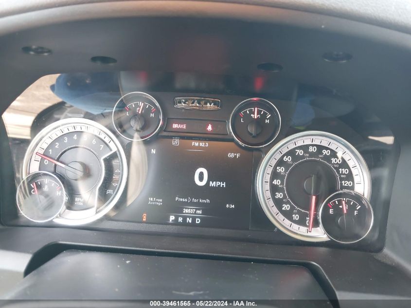 2018 Ram 1500 Big Horn 4X4 5'7 Box VIN: 1C6RR7LT8JS345611 Lot: 39461565