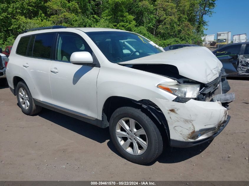 2012 Toyota Highlander Base V6 VIN: 5TDBK3EH9CS133005 Lot: 39461570