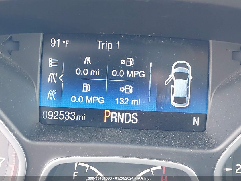 VIN 1FADP3M23JL227697 2018 FORD FOCUS SEL