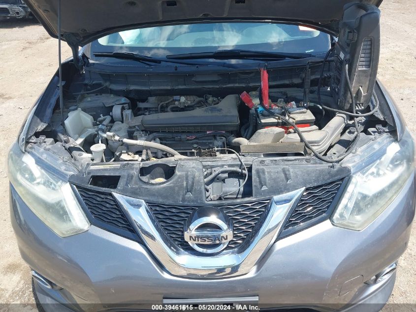 2016 Nissan Rogue Sl VIN: 5N1AT2MT3GC780754 Lot: 39461615