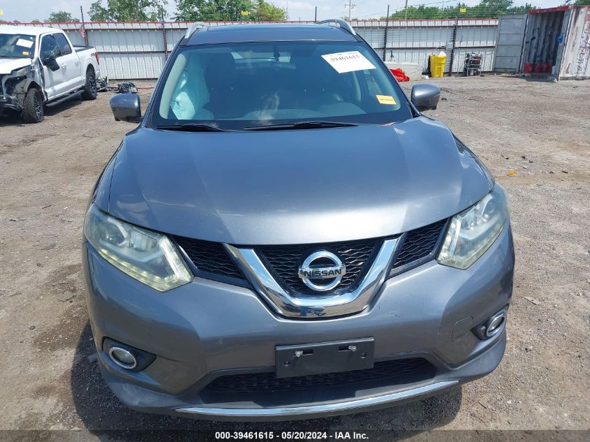 2016 Nissan Rogue Sl VIN: 5N1AT2MT3GC780754 Lot: 39461615