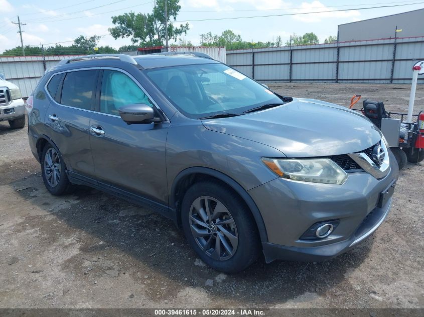 2016 Nissan Rogue Sl VIN: 5N1AT2MT3GC780754 Lot: 39461615