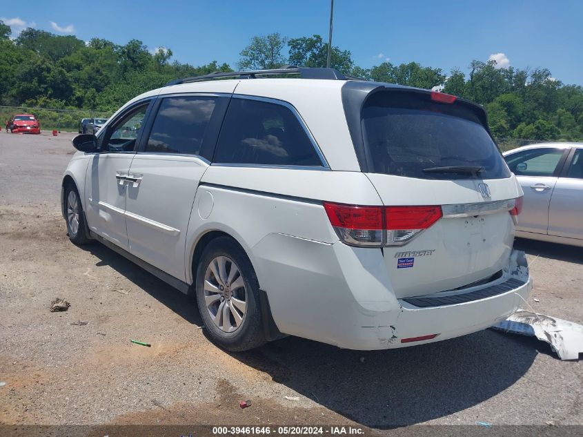 2014 Honda Odyssey Ex-L VIN: 5FNRL5H6XEB112544 Lot: 39461646