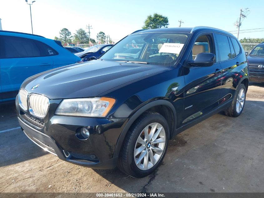 2014 BMW X3 xDrive28I VIN: 5UXWX9C59E0D26051 Lot: 39461652