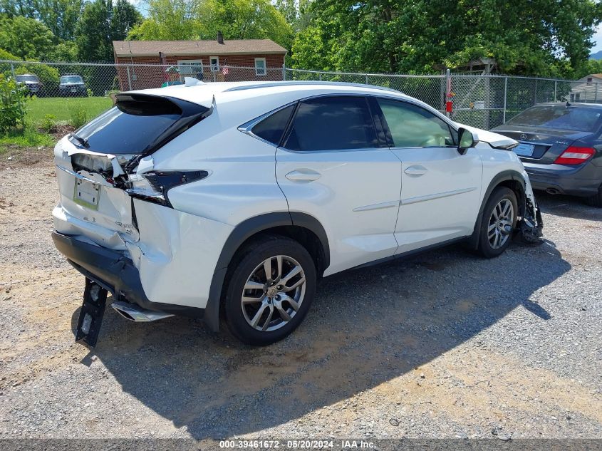 2016 Lexus Nx 200T VIN: JTJBARBZ8G2077894 Lot: 39461672