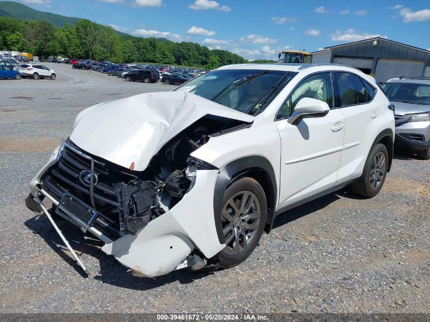 2016 Lexus Nx 200T VIN: JTJBARBZ8G2077894 Lot: 39461672