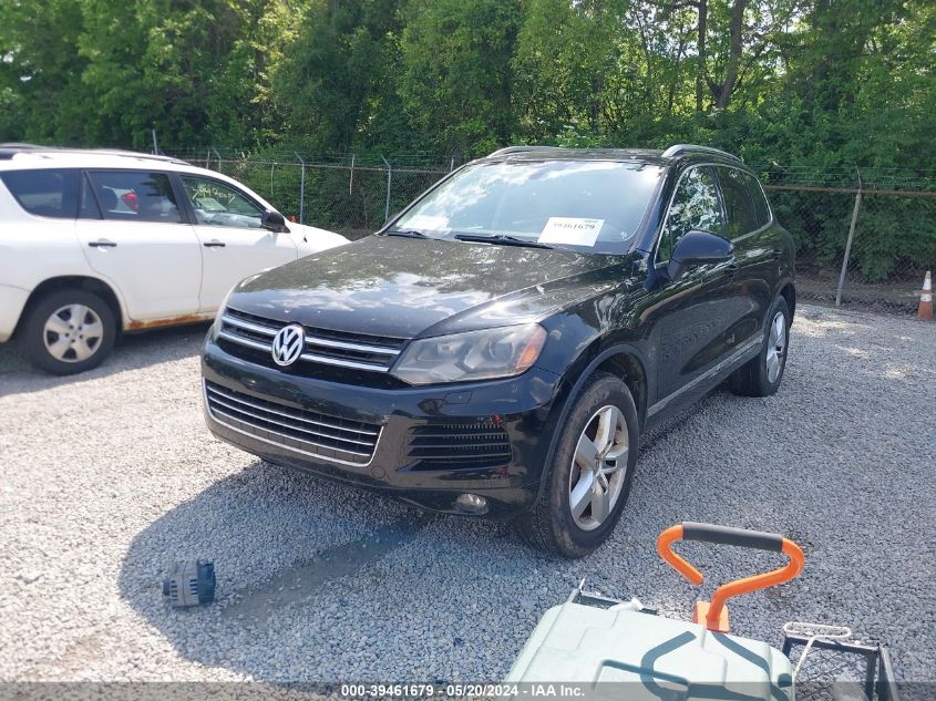 2011 Volkswagen Touareg Tdi Lux VIN: WVGFK9BPXBD001652 Lot: 39461679