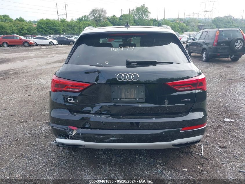 2022 Audi Q3 Premium 40 Tfsi Quattro Tiptronic VIN: WA1AUCF35N1000339 Lot: 39461693