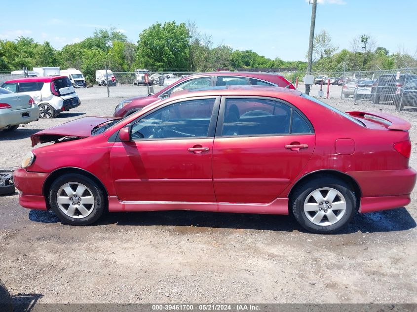 2003 Toyota Corolla S VIN: 2T1BR32E43C163771 Lot: 39461700