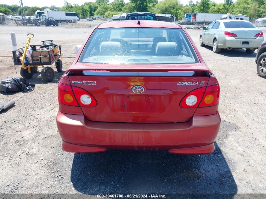 2003 Toyota Corolla S VIN: 2T1BR32E43C163771 Lot: 39461700