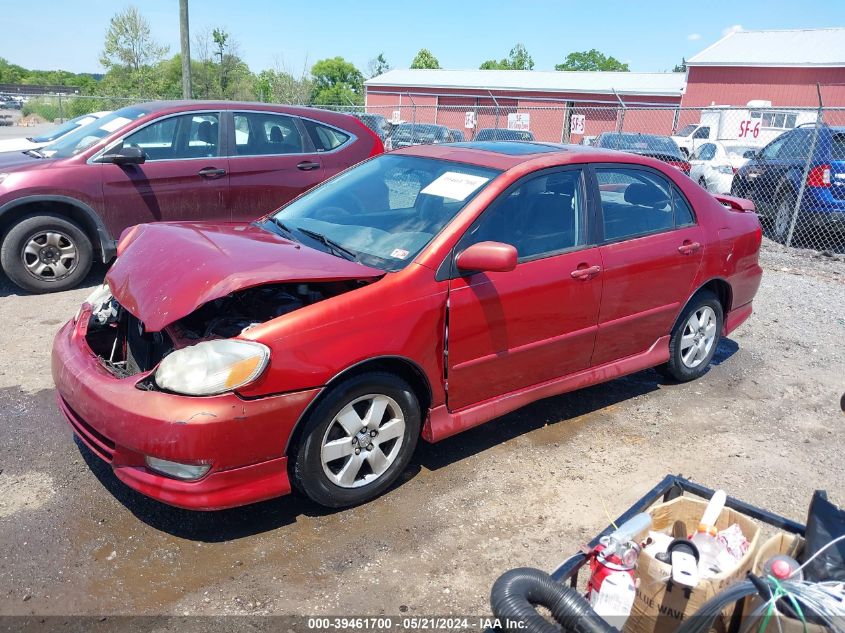 2003 Toyota Corolla S VIN: 2T1BR32E43C163771 Lot: 39461700