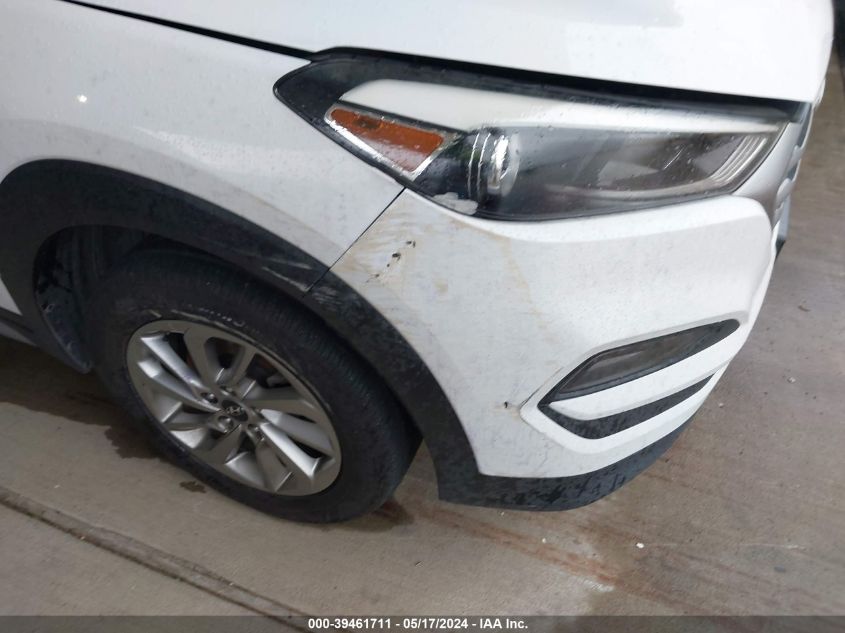 2018 Hyundai Tucson Sel VIN: KM8J33A49JU713886 Lot: 39461711