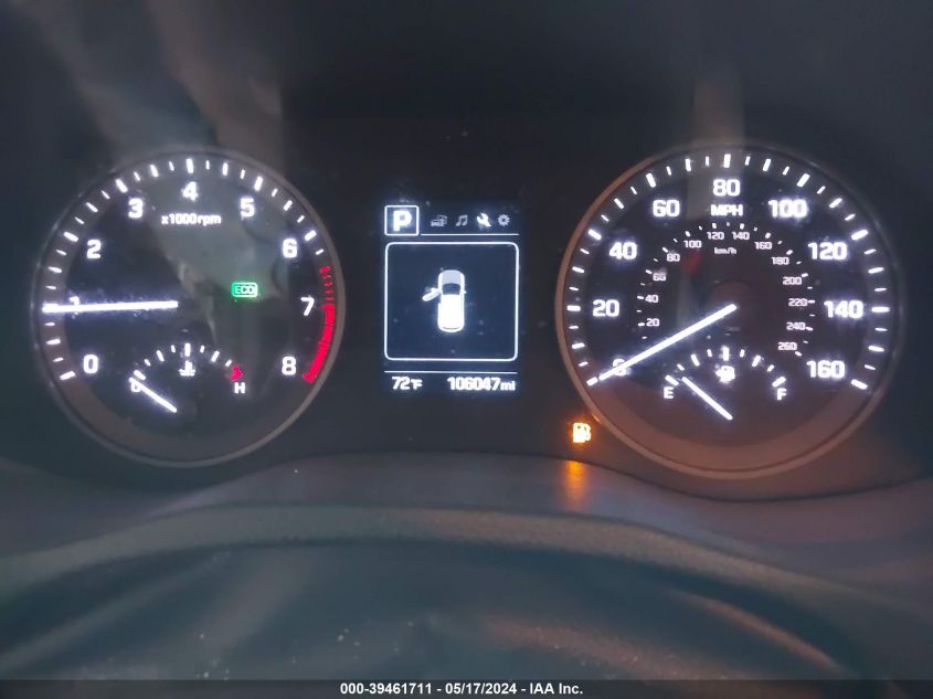 2018 Hyundai Tucson Sel VIN: KM8J33A49JU713886 Lot: 39461711