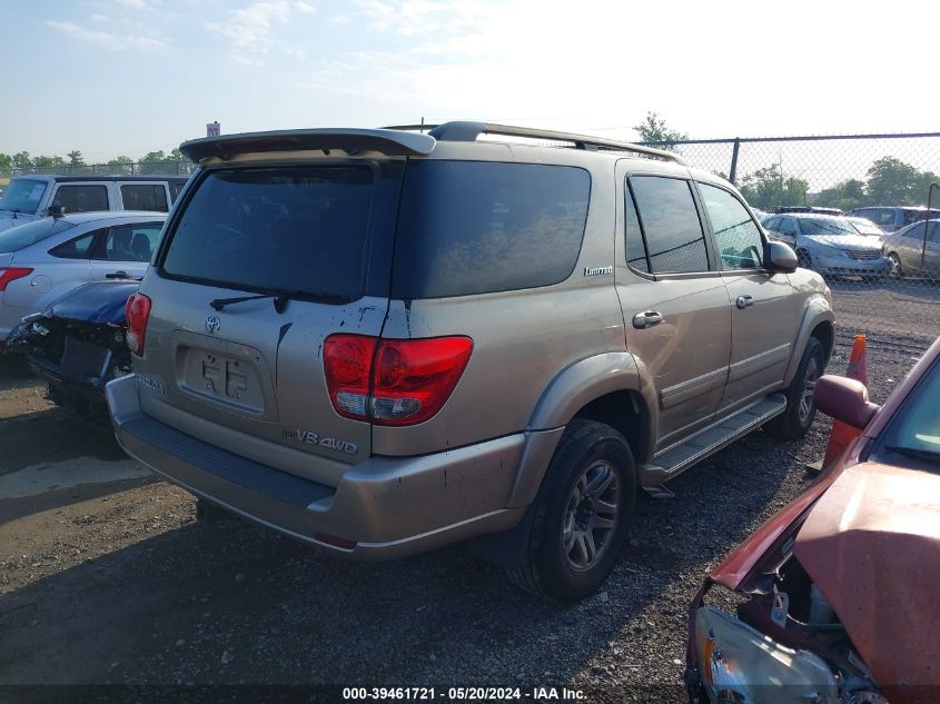 2005 Toyota Sequoia Limited V8 VIN: 5TDBT48A75S253440 Lot: 39461721