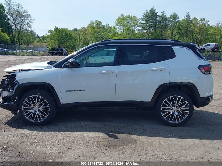 2022 Jeep Compass Limited 4X4 VIN: 3C4NJDCB3NT208827 Lot: 39461722