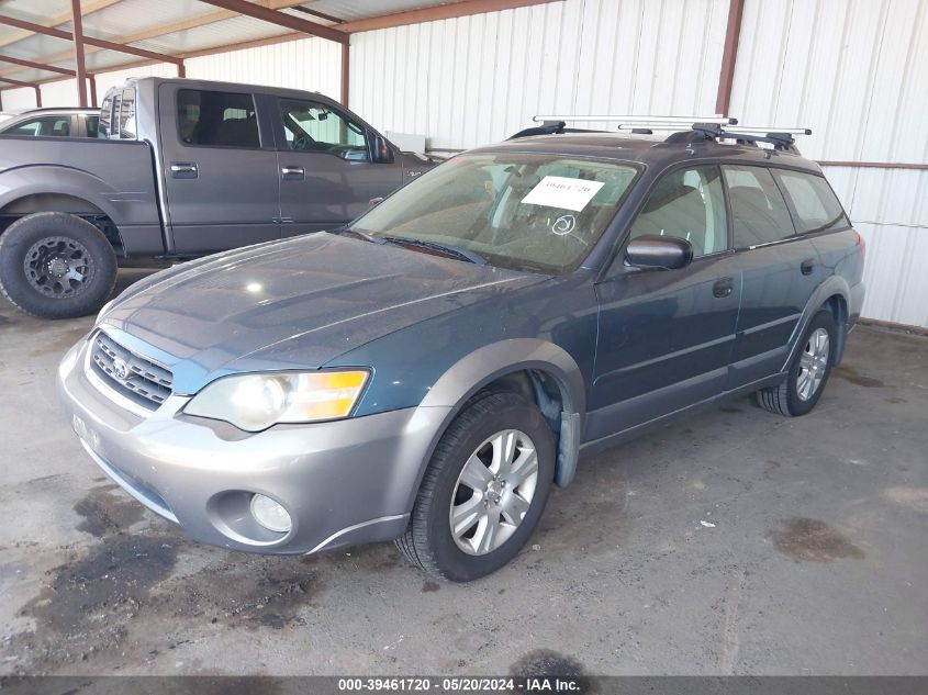 2005 Subaru Outback 2.5I VIN: 4S4BP61C556392165 Lot: 39461720