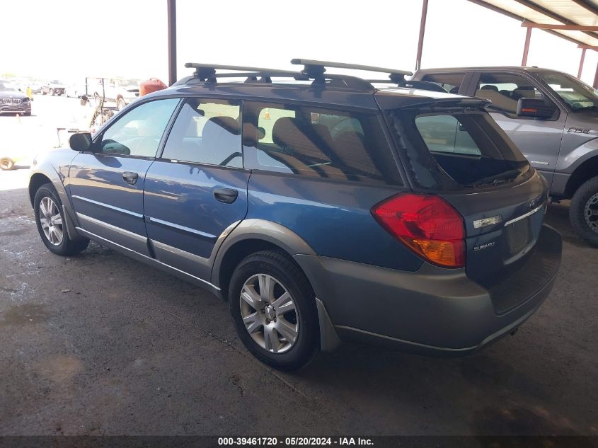 2005 Subaru Outback 2.5I VIN: 4S4BP61C556392165 Lot: 39461720