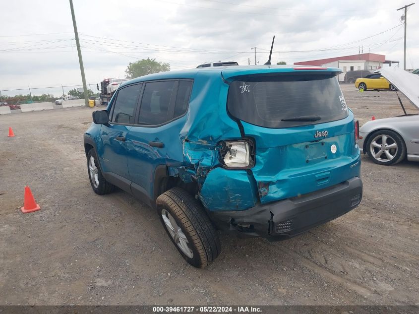 2020 Jeep Renegade Sport Fwd VIN: ZACNJAAB9LPL36069 Lot: 39461727