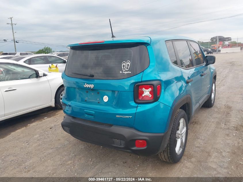 2020 Jeep Renegade Sport Fwd VIN: ZACNJAAB9LPL36069 Lot: 39461727
