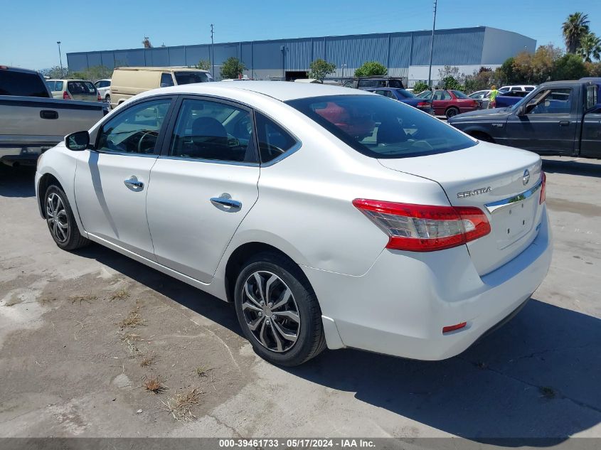 2014 Nissan Sentra S VIN: 3N1AB7AP1EL679728 Lot: 39461733