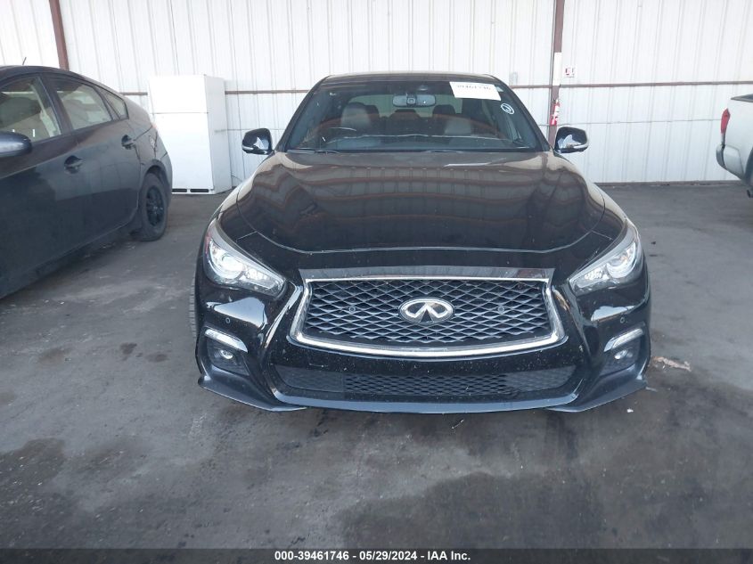 2018 Infiniti Q50 3.0T Red Sport 400 VIN: JN1FV7AP7JM460530 Lot: 39461746