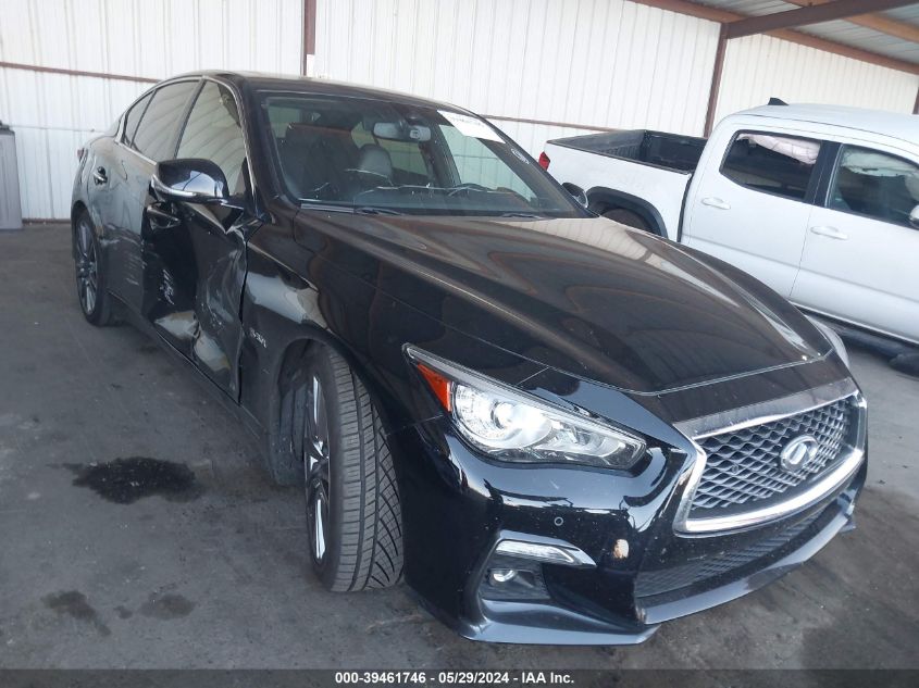 2018 Infiniti Q50 3.0T Red Sport 400 VIN: JN1FV7AP7JM460530 Lot: 39461746