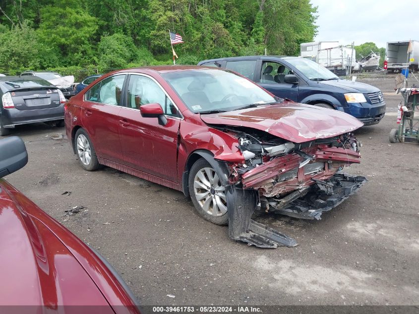 2016 Subaru Legacy 2.5I Premium VIN: 4S3BNAC61G3025739 Lot: 39461753