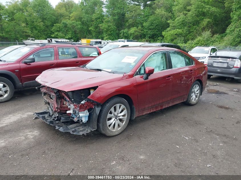 2016 Subaru Legacy 2.5I Premium VIN: 4S3BNAC61G3025739 Lot: 39461753