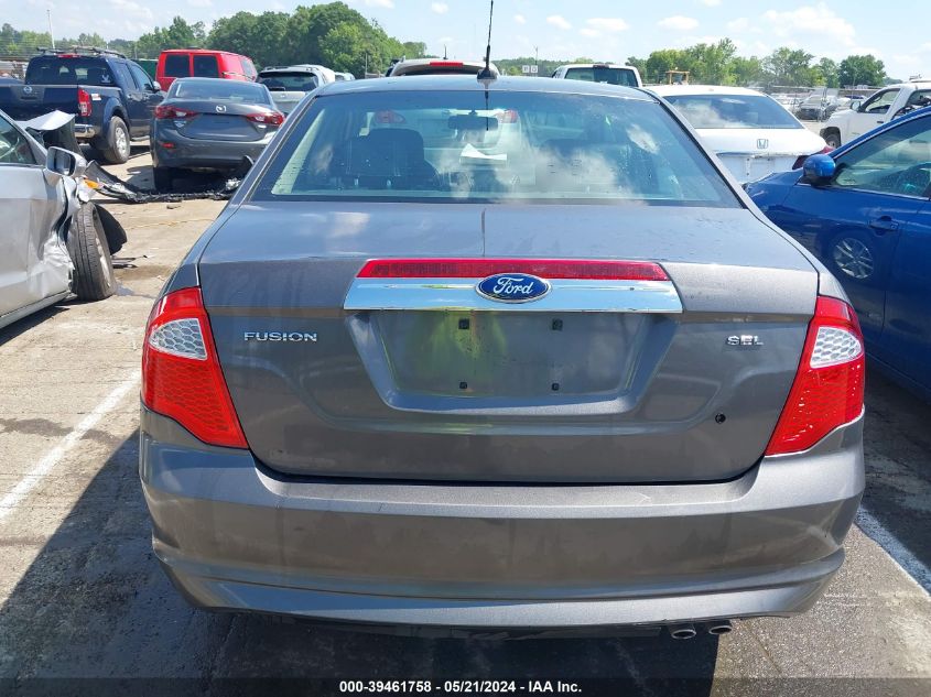 2012 Ford Fusion Sel VIN: 3FAHP0JA5CR320835 Lot: 39461758