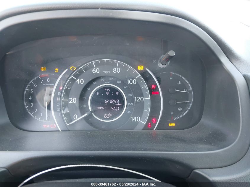 2013 Honda Cr-V Ex-L VIN: 5J6RM4H71DL014492 Lot: 39461762