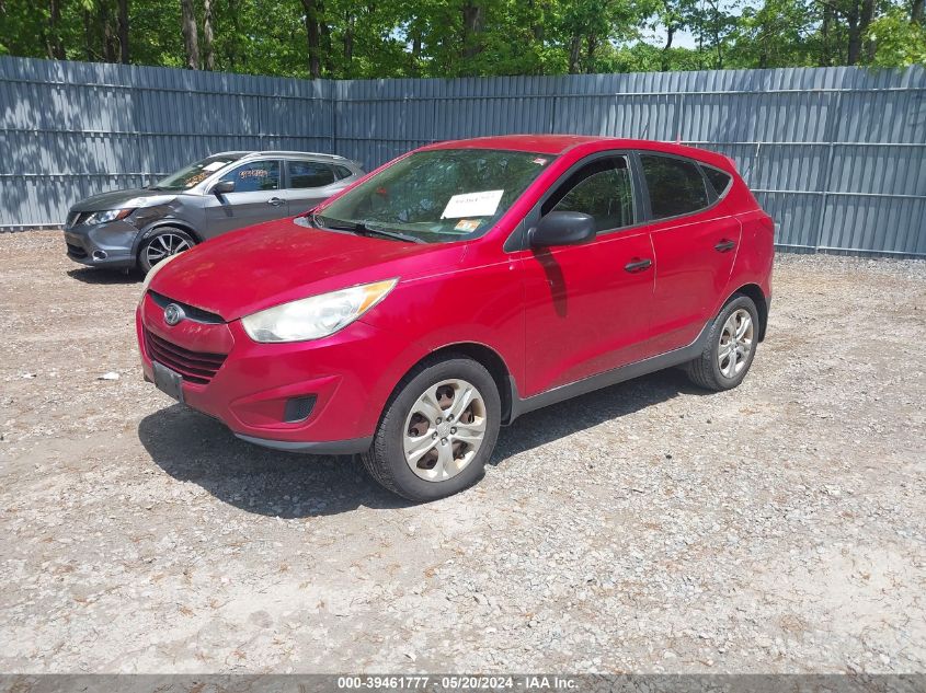 2013 Hyundai Tucson Gl VIN: KM8JT3ABXDU654382 Lot: 39461777