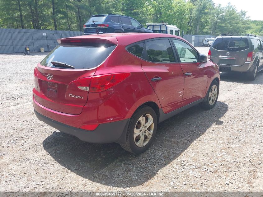 2013 Hyundai Tucson Gl VIN: KM8JT3ABXDU654382 Lot: 39461777