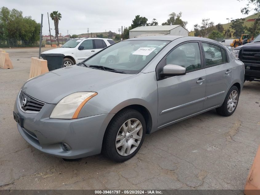 2012 Nissan Sentra 2.0 S VIN: 3N1AB6AP1CL606544 Lot: 39461797