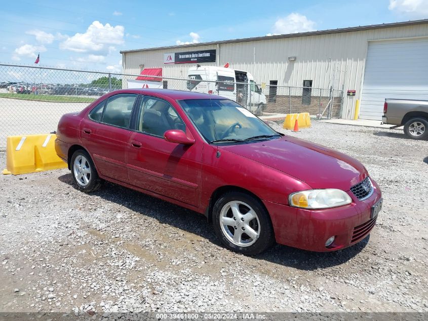 2002 Nissan Sentra Gxe VIN: 3N1CB51D92L611451 Lot: 39461800