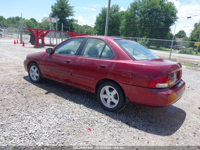 2002 Nissan Sentra Gxe VIN: 3N1CB51D92L611451 Lot: 39461800