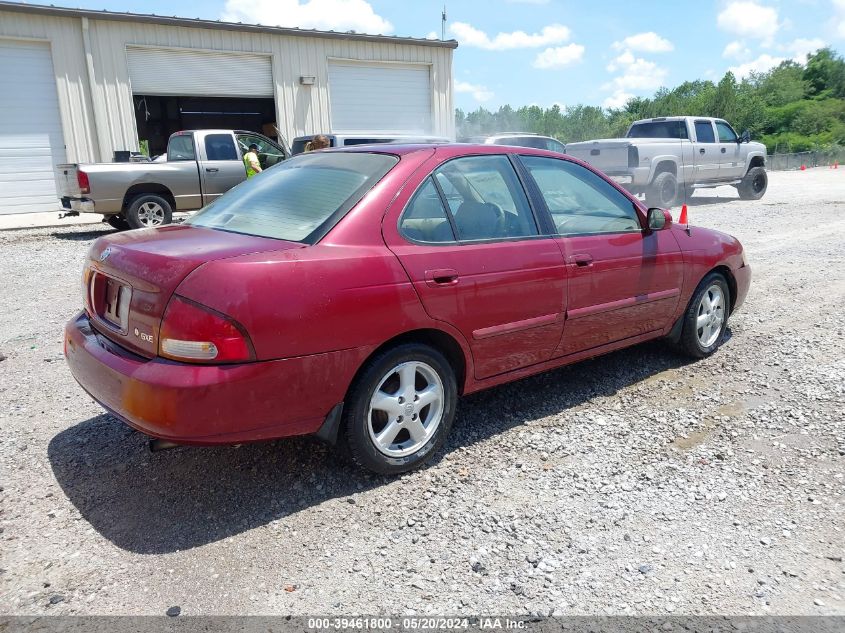 2002 Nissan Sentra Gxe VIN: 3N1CB51D92L611451 Lot: 39461800