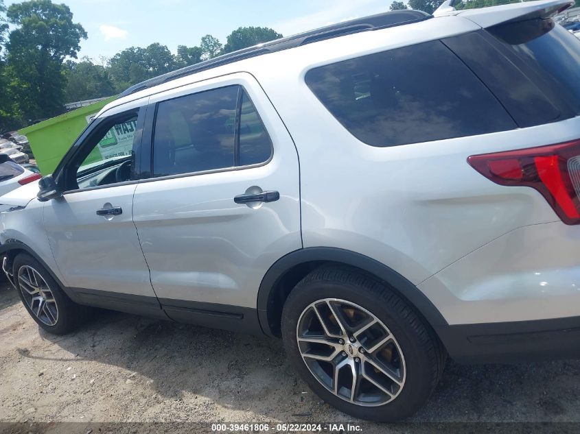 2018 Ford Explorer Sport VIN: 1FM5K8GT3JGC51324 Lot: 39461806