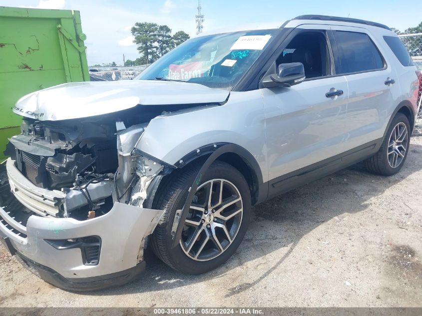 2018 Ford Explorer Sport VIN: 1FM5K8GT3JGC51324 Lot: 39461806