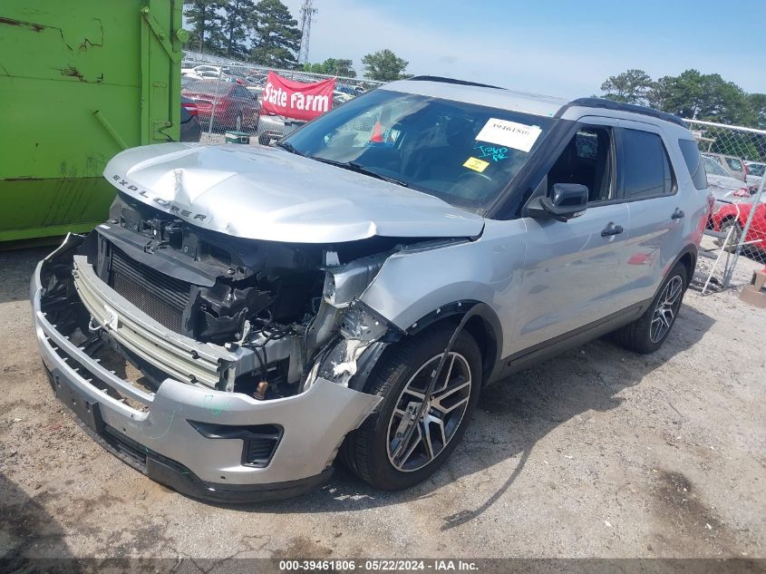 2018 Ford Explorer Sport VIN: 1FM5K8GT3JGC51324 Lot: 39461806