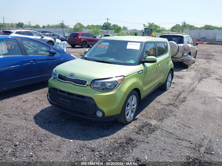 2016 Kia Soul + VIN: KNDJP3A50G7839787 Lot: 39461814