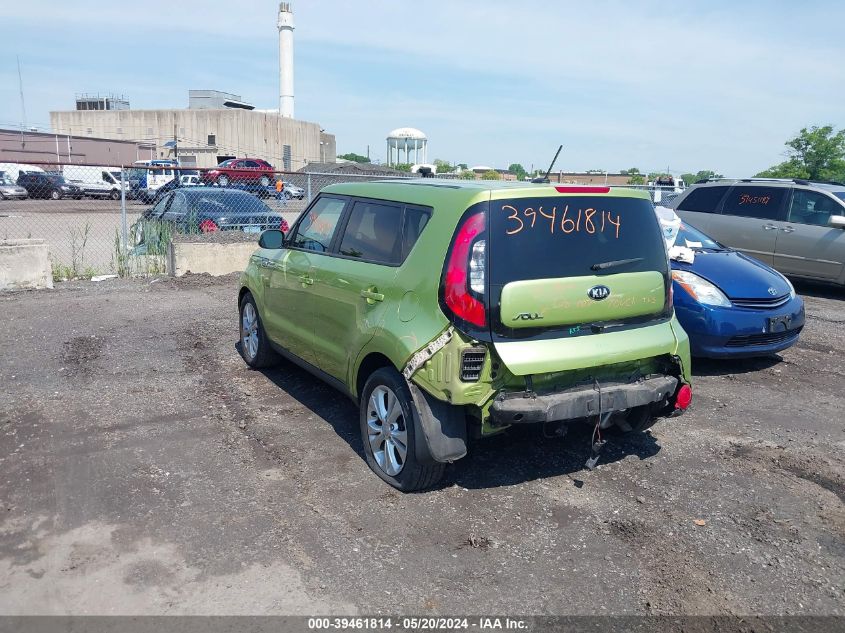 2016 Kia Soul + VIN: KNDJP3A50G7839787 Lot: 39461814