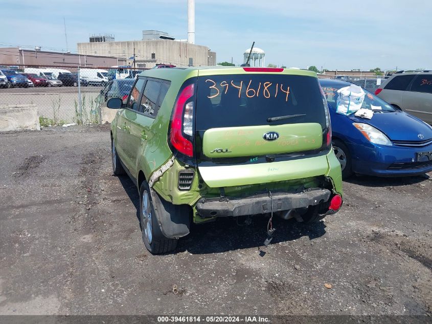 2016 Kia Soul + VIN: KNDJP3A50G7839787 Lot: 39461814