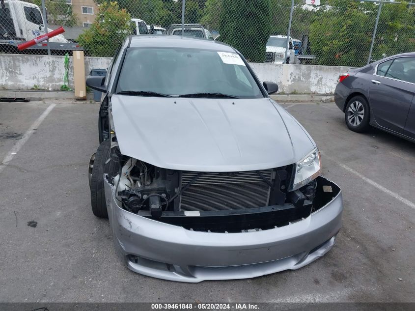 2013 Dodge Avenger Se VIN: 1C3CDZAB2DN651021 Lot: 39461848