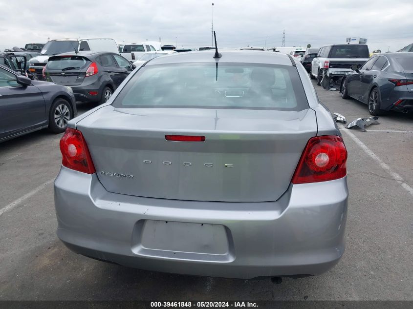 2013 Dodge Avenger Se VIN: 1C3CDZAB2DN651021 Lot: 39461848