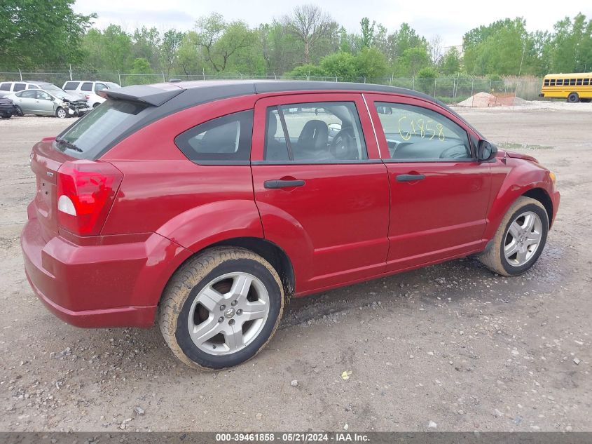 2008 Dodge Caliber Sxt VIN: 1B3HB48B48D632600 Lot: 39461858