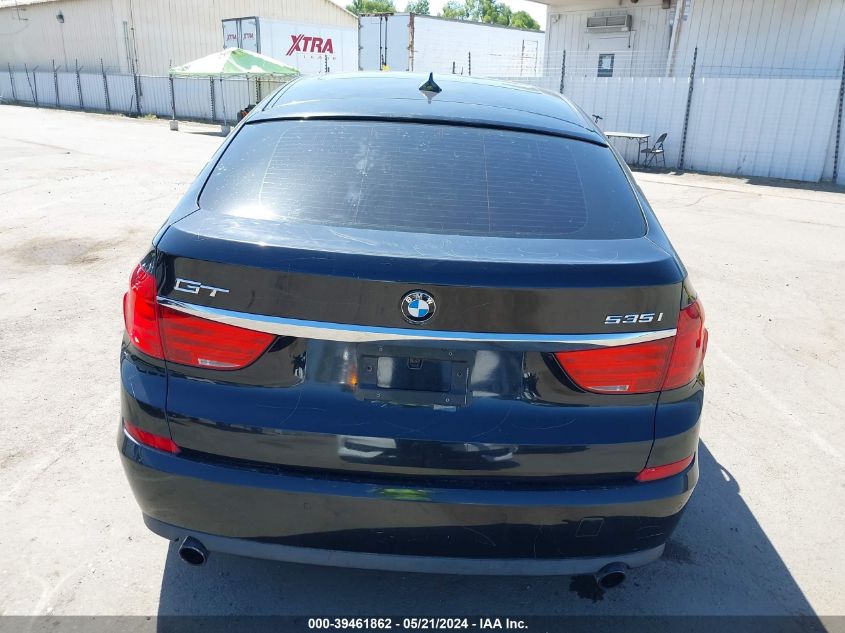 2013 BMW 535I Gran Turismo VIN: WBASN2C52DC203325 Lot: 39461862