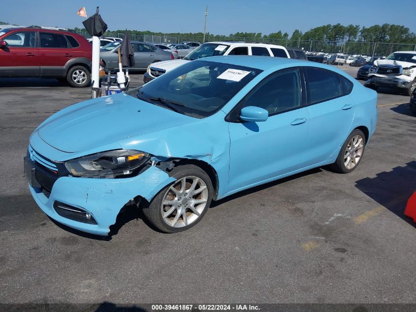 2013 Dodge Dart Rallye VIN: 1C3CDFBA3DD200495 Lot: 39461867