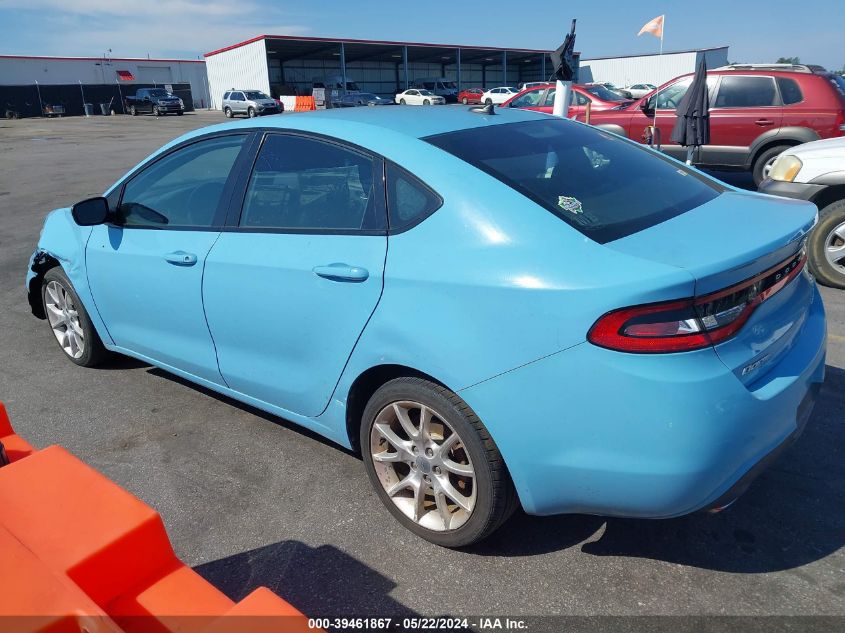 2013 Dodge Dart Rallye VIN: 1C3CDFBA3DD200495 Lot: 39461867